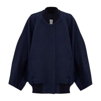 Max Mara Dames, Jassen, Blauw, Maat: XS Wol