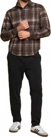 Fundamental Coast Nazare Cove Long Sleeve Shirt In Java
