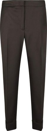 Pantaloni Torino Stijlvolle Andrea Broek - Dames - Slim Fit Broeken - Bruin - XS - Broeken