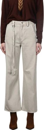 Mason's Pantalones Chinos Valerie - Trousers - Mujer - Gris - 2XL