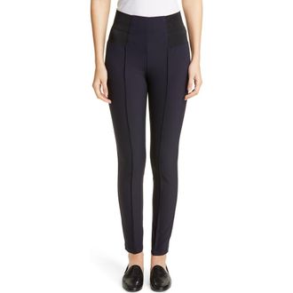 Lafayette 148 New York Nolita Leggings in Ink at Nordstrom, Size Small