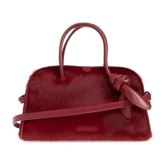Jacquemus Handbags, female, Red, Size: ONE SIZE Small Turismo Handbag