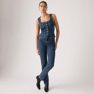 Levi's Wedgie Slim Jeans - Womens - 23X30 - Blue