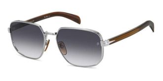 David Beckham DB 7121/G/S Asian Fit WIJ/9O Mens Sunglasses Silver Size 60