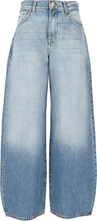 7 For All Mankind 7 Para toda la humanidad Bonnie Curvilinear Skyfrost