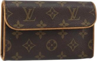Louis Vuitton Pre-owned Wallets, female, Brown, Size: ONE SIZE Pre-owned Canvas Wallet