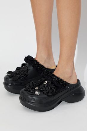 Balenciaga Crocs Flip-flops, Womens, Black