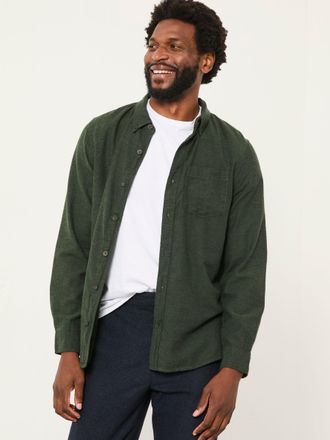 Fat Face FatFace Oxlow Emerald Green Long Sleeve Plain Shirt