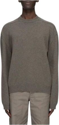 Rick Owens Tommy Lupetto trui - Heren - Truien - Bruin - Maat: L Wol