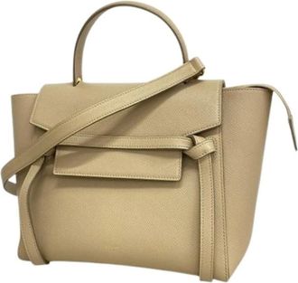 Celine Pre-owned Handbags, female, Beige, Size: ONE SIZE Pre-owned Vintage Handbag