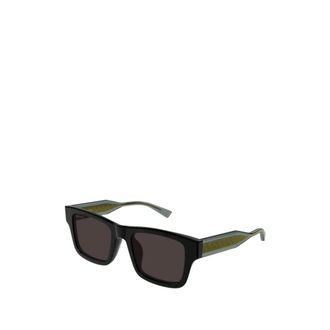 Gucci 002 Zonnebrillen - Heren - Zonnebrillen - Zwart - 52 MM - Nylon - Accessoires