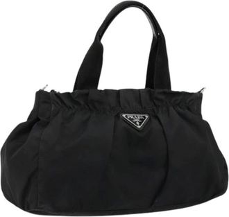 Prada Pre-owned Handbags, female, Black, Size: ONE SIZE Pre-owned Vintage Hand Bag
