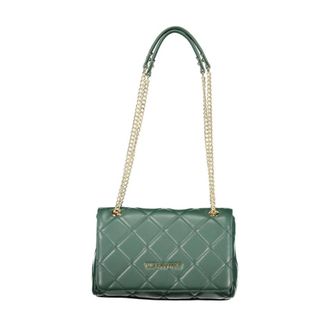 Mario Valentino Tassen, Dames, Groen, ONE Size, 2-Handle Chain Shoulder Bag