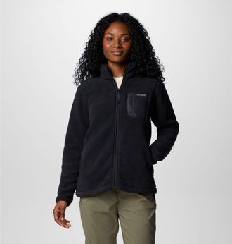 Columbia Fleecejacke COLUMBIA West Bend Full Zip II, Damen, Gr. XS, schwarz, Obermaterial: 100% Polyester, normal, Jacken Fleecejacke