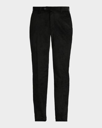 Isaia Men & apos;s Dynamic Comfort Cotton-Blend Corduroy Pants