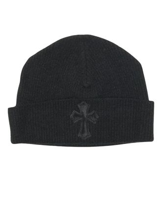 Chrome Hearts Muts met patch - Zwart