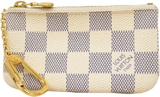 Louis Vuitton White Coin Purse/Coin Case (Pre-Owned)