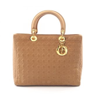 Dior Beige Nylon Handbag Tote Bag (Pre-Owned)