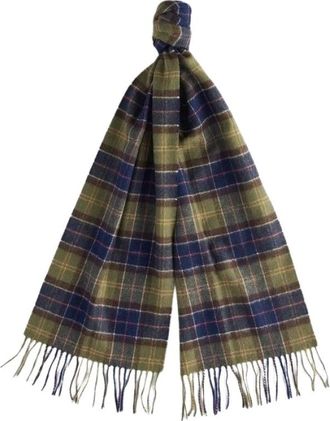 Barbour Vintage, unisex, Groen, ONE Size, Wol, Pre-owned Sciarpa Wool Tartan