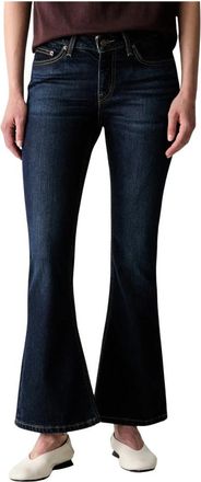 Levi's Low Slim Boot - Dames - Flared Jeans - Blauw - W29 L32 - Katoen - Jeans