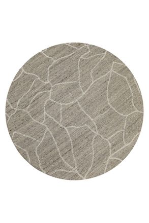 Wecon Home Alfombra beige y topo tejida a mano dise&ntilde;o piedra 200 rd