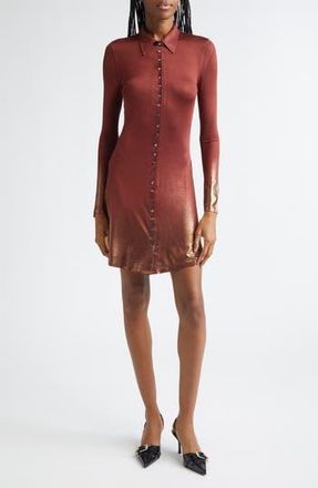 Diesel D-Pol Minidress in Brown at Nordstrom Rack, Size X-Large
