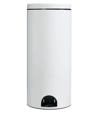 Rossignol Cubo De Basura Con Pedal 30l Blanco - 90233