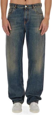 Etro Jeans - Heren - Regular Fit Jeans - Blauw - W33 - Katoen - Jeans