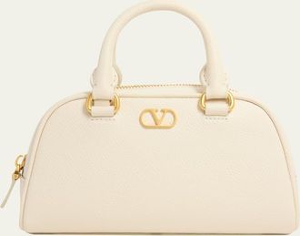 Valentino Garavani Dome Mini Leather Top-Handle Bag