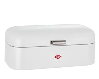 WESCO Grandy Caja De Pan Blanco Mate Acero Esmaltado