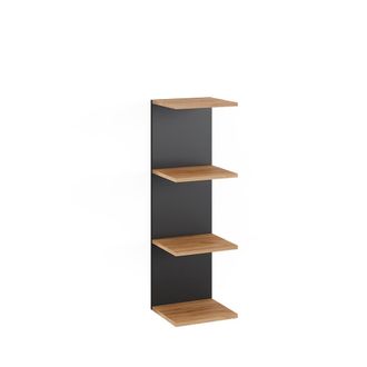 Vicco Estanter&iacute;a De Pared Paolo, Antracita, 30 X 95 Cm, Vicco