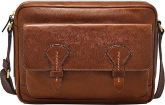 Fossil Mens Courier Bennett LiteHide Leather MBG9619210, Brown, One Size
