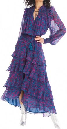 Allison New York Joleen Maxi Dress In Botanical Swirl
