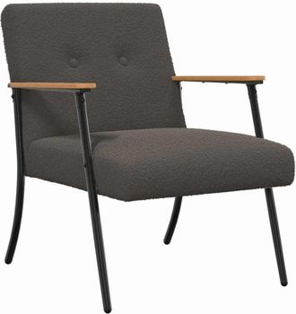 vidaXL Sill&oacute;n Gris Oscuro 59 X 75 X 78 Cm Vidaxl