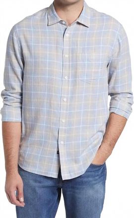 Rails Mens Wyatt Shirt In Shoreline Peach Tide