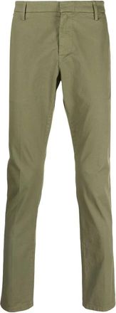 Dondup Gaubert Chino Broek - Heren - Chinos - Groen - W32 - Katoen - Broeken