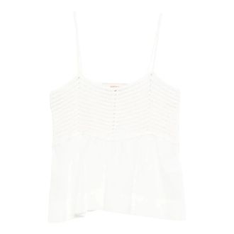 Jucca Sleeveless Tops, female, White, Size: XS Crochet Top
