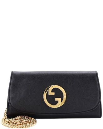 Gucci Blondie Nm Continental Chain Wallet Leather (Authentic Pre-Loved)