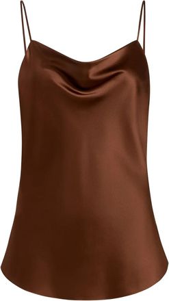 Cinq à Sept Marta silk top - Brown
