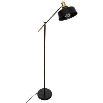 Atmosphera Lampada da terra ad arco in metallo nero flower h155cm Atmosphera cr&eacute;ateur dint&eacute;rieur