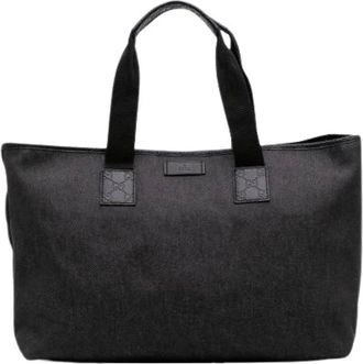 Gucci Pre-owned Tote Bags, female, Black, Size: ONE SIZE Pre-owned Tote Bag
