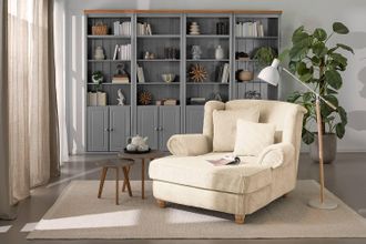 Maison Belfort home24 Maison Belfort XXL Sessel Colares Creme Cord 135x100x128 cm (BxHxT)