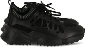 Ferragamo Ladies Black Sneakers, US Size 11