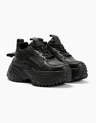 Buffalo Womens Buffalo Turbo One Womens Black Trainers - Size: UK 7 / eu 41 / us 10
