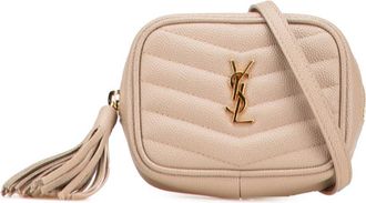Saint Laurent Pre-owned Saint Laurent Baby Matelasse Grain De Poudre Monogram Lou Camera Bag BRS635088 1120