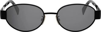 Celine Triomphe Metal Zonnebril - Dames - Zonnebrillen - Zwart - ONE Size - Accessoires