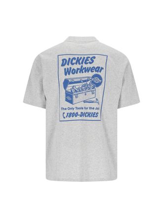 Dickies Mens T-Shirts And Polos Grey Cotton