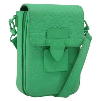 Louis Vuitton Pre-owned Vintage Schoudertas - Dames - Pre-owned - Groen - Maat: ONE Size