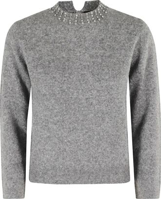 Seventy Maglione con decorazione - Grigio