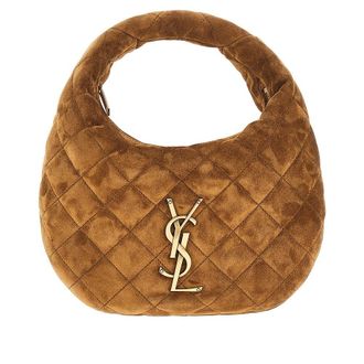 Saint Laurent Baby Icare quilted suede leather bag Woman One Size
